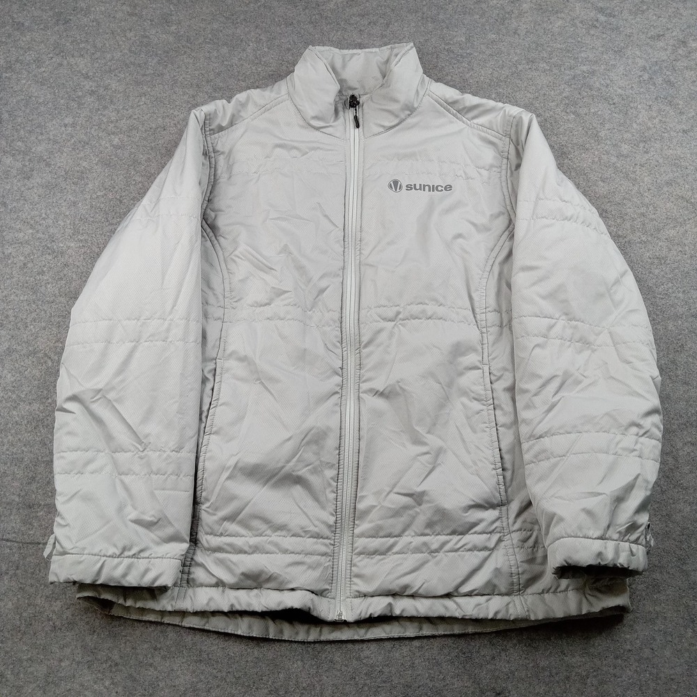 Sunice‎ Jacket Mens XL Puffer Coat Quilted Full Zip Insulated Golf Coat WCJ8IQ